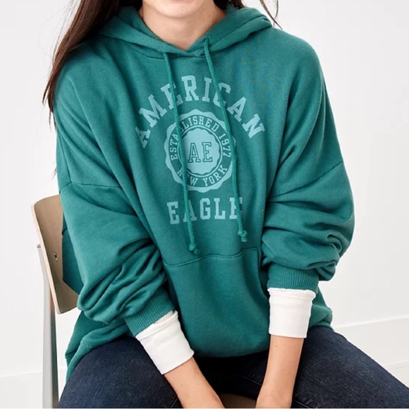 American Eagle Fleece Hoodie - Picture 4 of 5